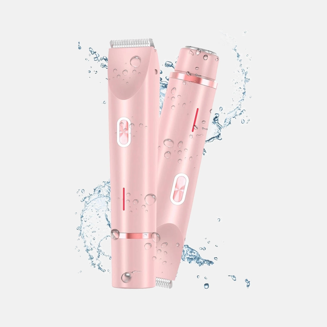 2-i-1 smärtfri bikinihårtrimmer
