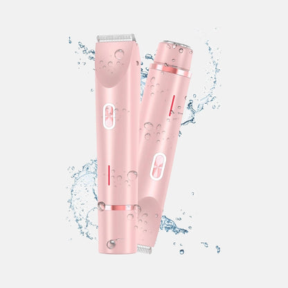 2-i-1 smärtfri bikinihårtrimmer