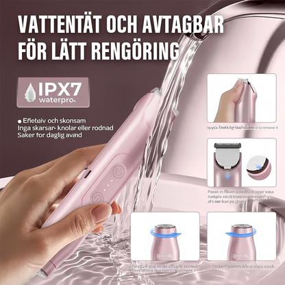 2-i-1 smärtfri bikinihårtrimmer